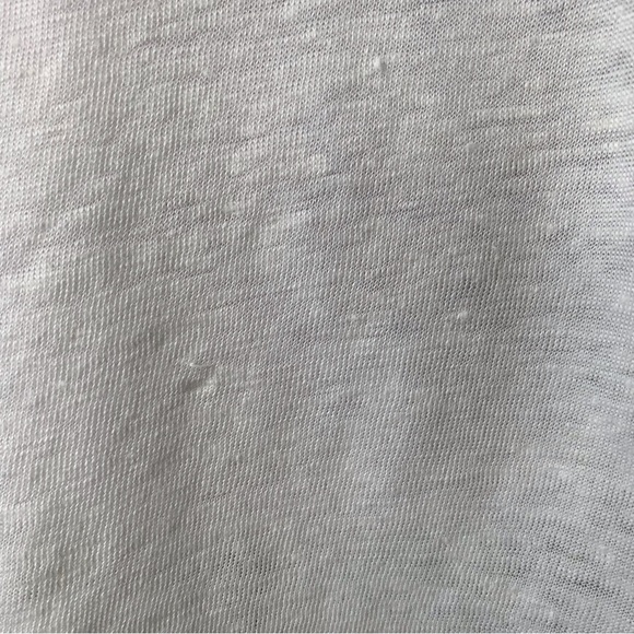 Calypso St. Barth Women's 100% Linen White Scoop Tank Top Size Large - Picture 10 of 15